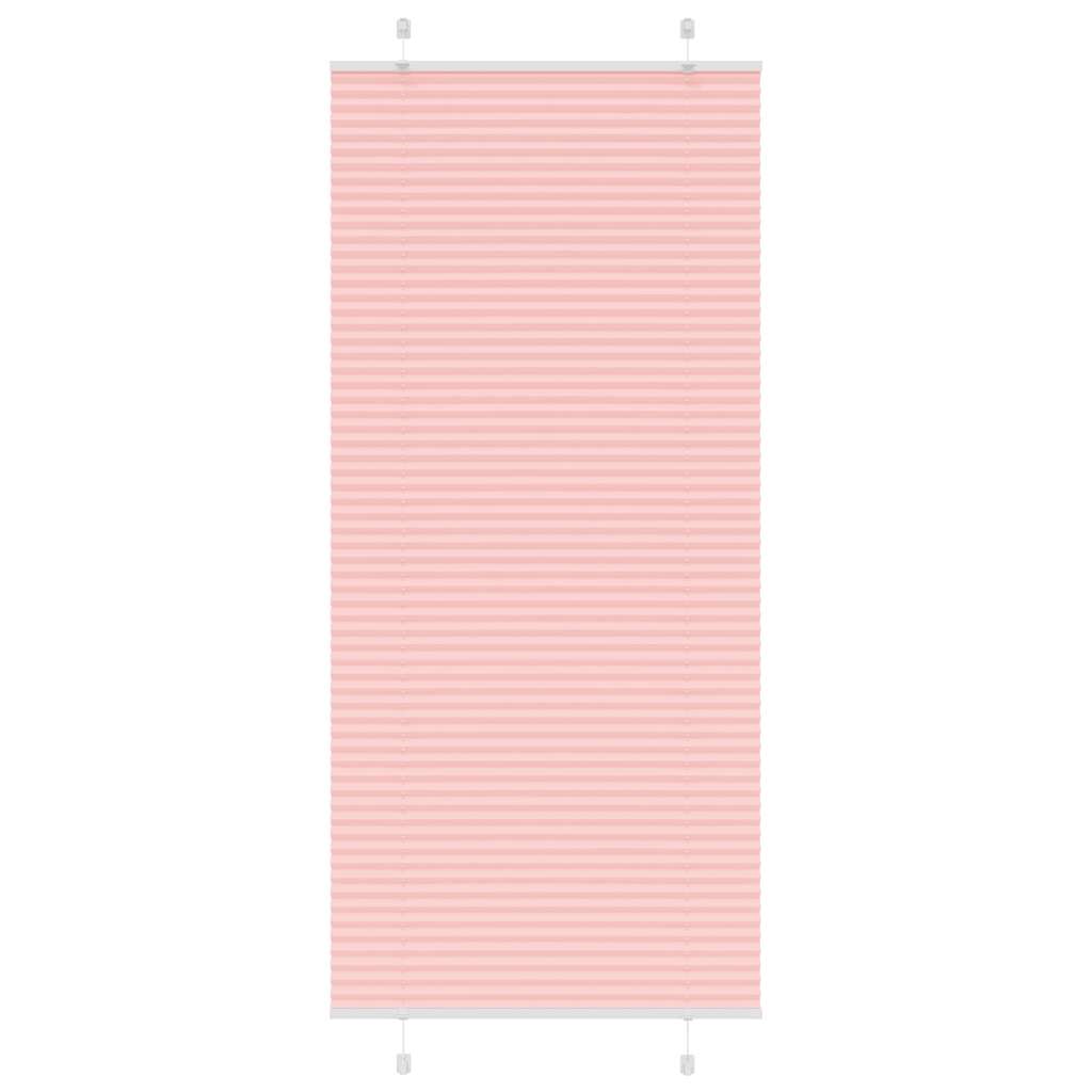 Plissee Stoffbreite 39,4 Cm Polyester Rosa