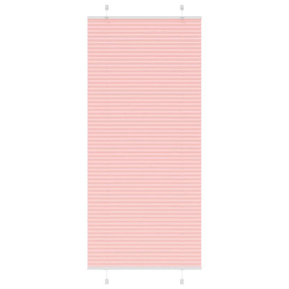 Plissee Stoffbreite 39,4 Cm Polyester Rosa