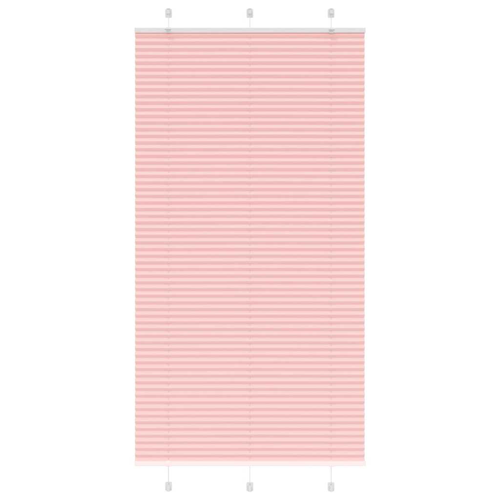 Plissee Stoffbreite 39,4 Cm Polyester Rosa
