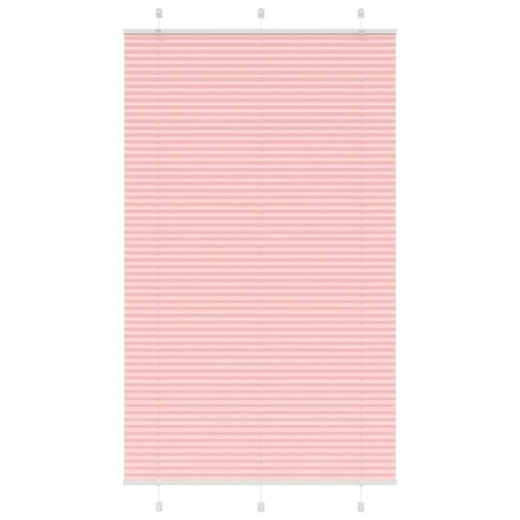 Plissee Stoffbreite 39,4 Cm Polyester Rosa