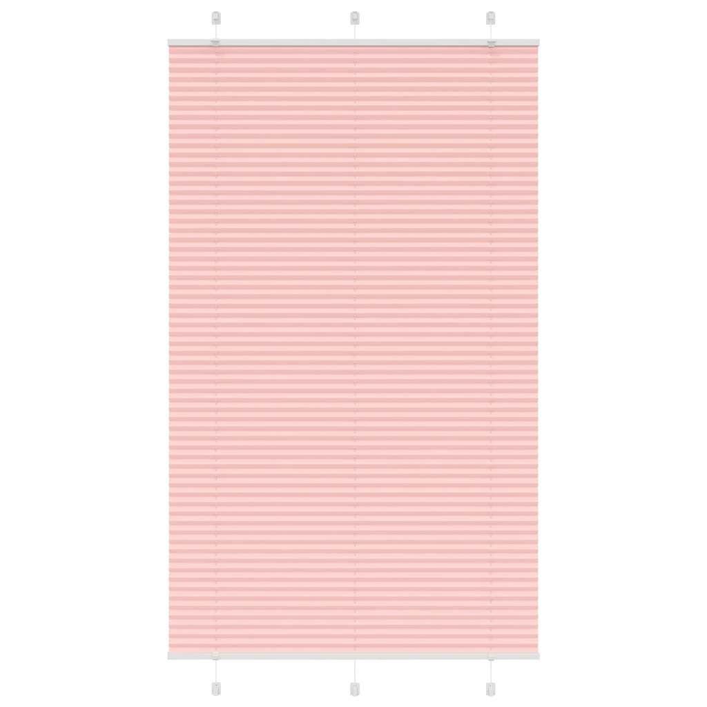 Plissee Stoffbreite 39,4 Cm Polyester Rosa