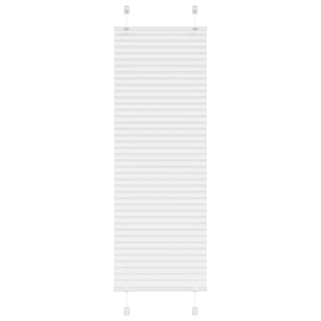 Plissee Stoffbreite 89,4 Cm Polyester Weiß