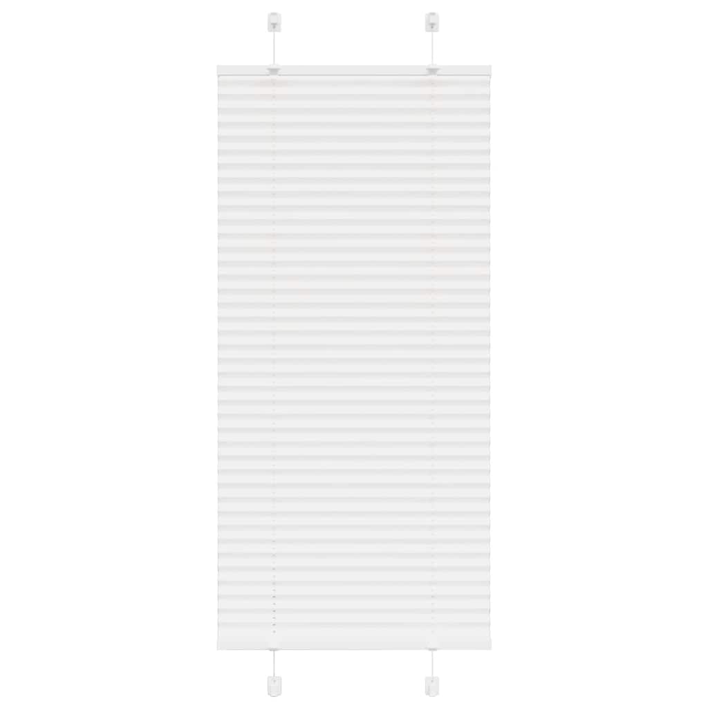 Plissee Stoffbreite 89,4 Cm Polyester Weiß