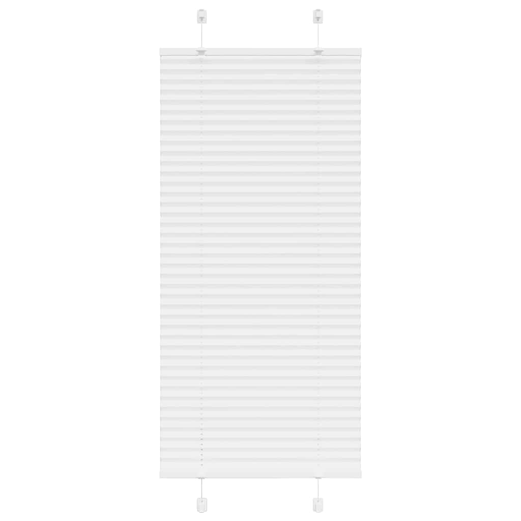 Plissee Stoffbreite 89,4 Cm Polyester Weiß