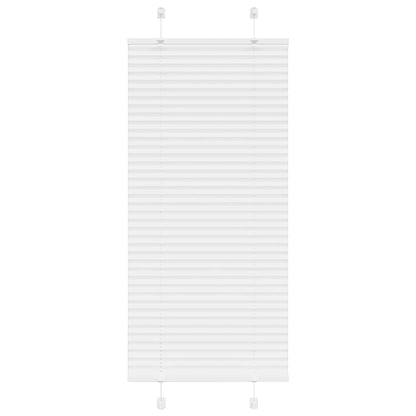 Plissee Stoffbreite 89,4 Cm Polyester Weiß