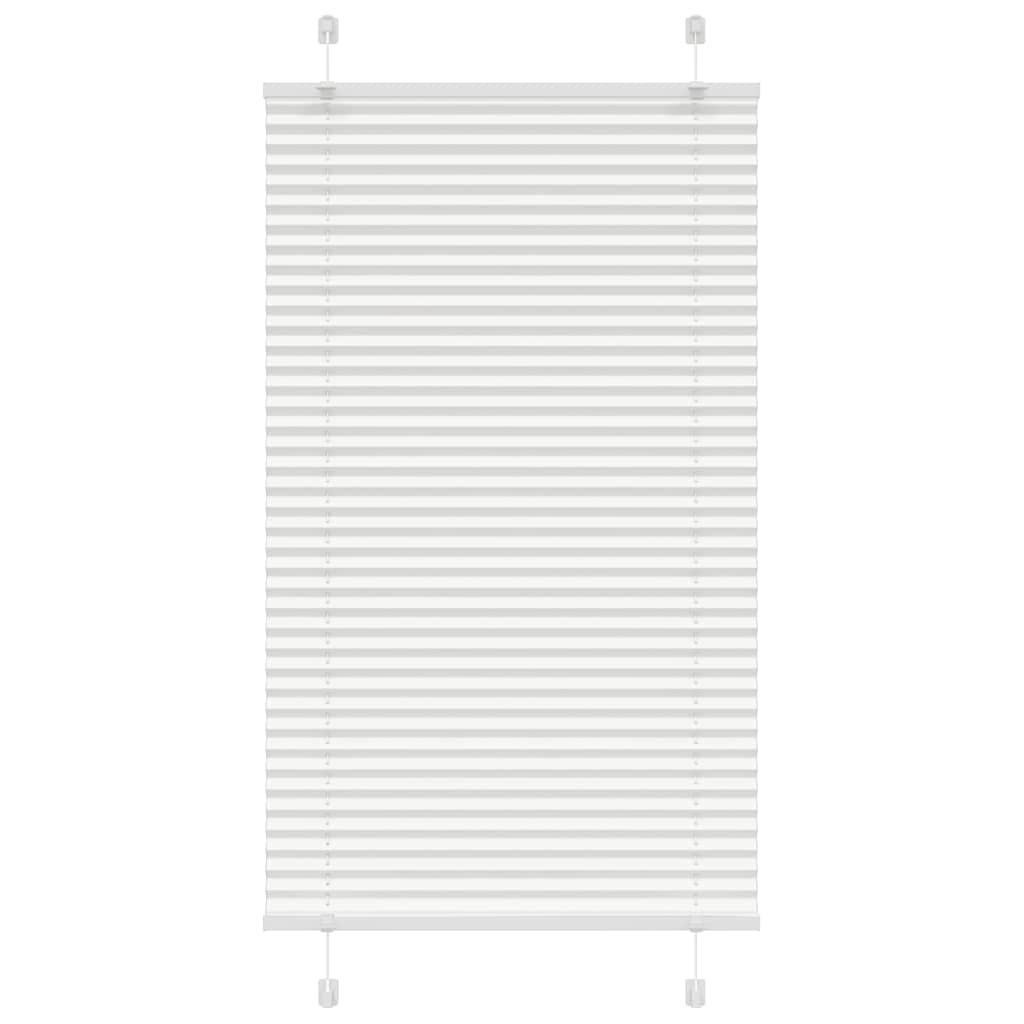 Plissee Stoffbreite 89,4 Cm Polyester Weiß