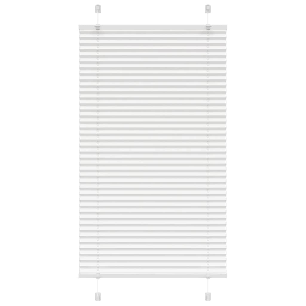 Plissee Stoffbreite 89,4 Cm Polyester Weiß