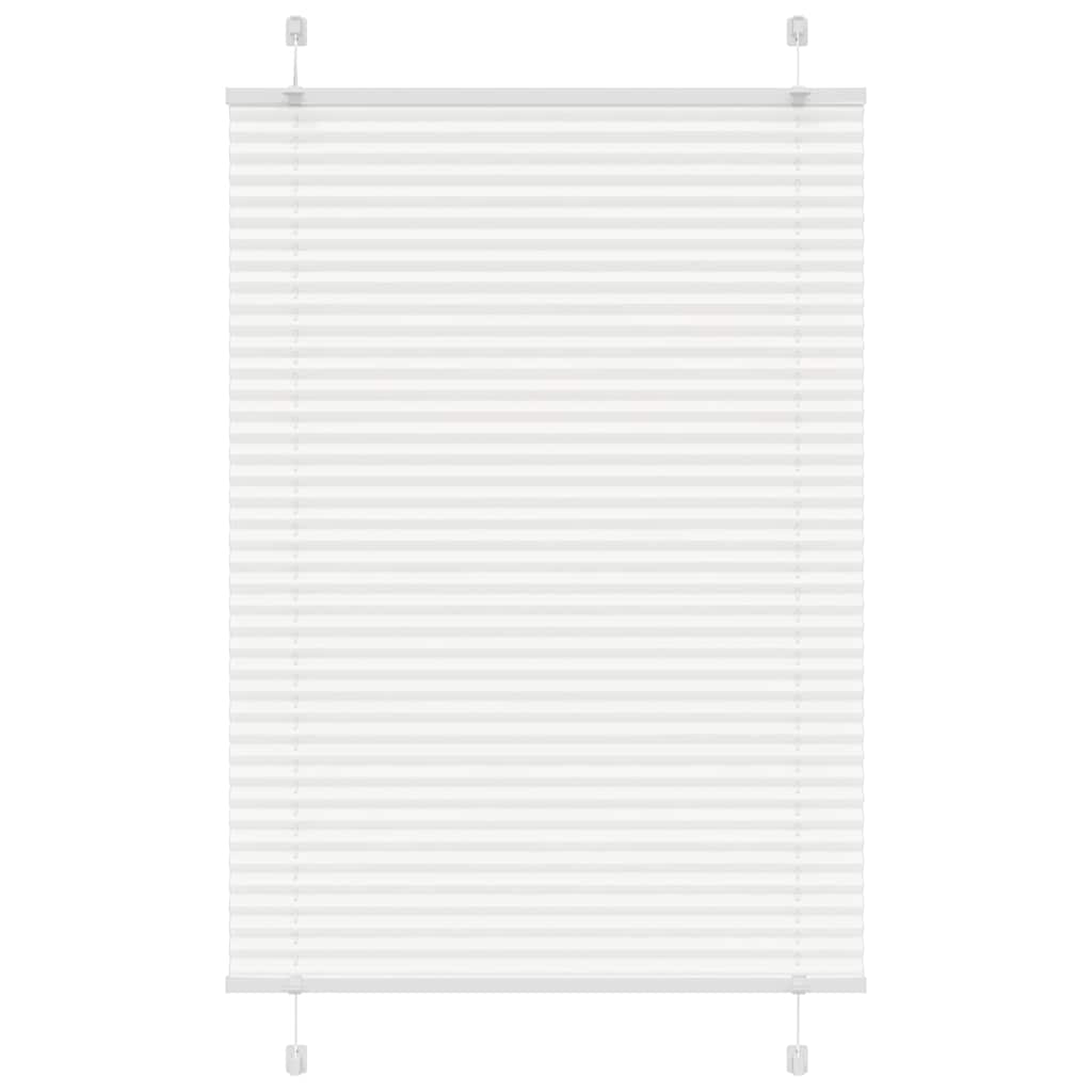 Plissee Stoffbreite 89,4 Cm Polyester Weiß