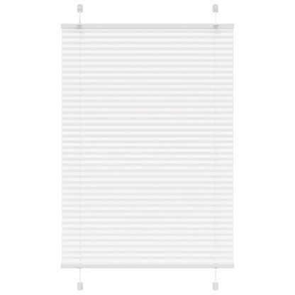 Plissee Stoffbreite 89,4 Cm Polyester Weiß