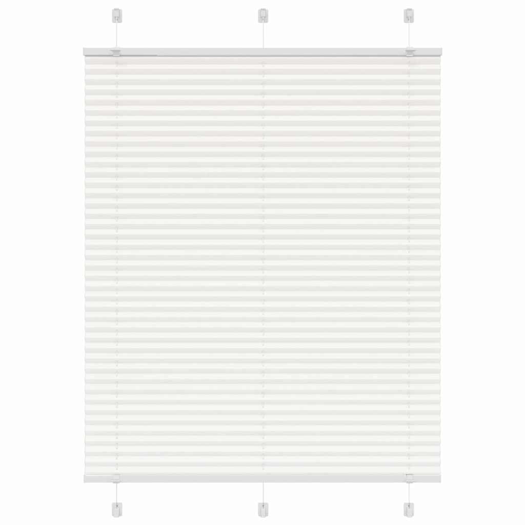Plissee Stoffbreite 89,4 Cm Polyester Weiß