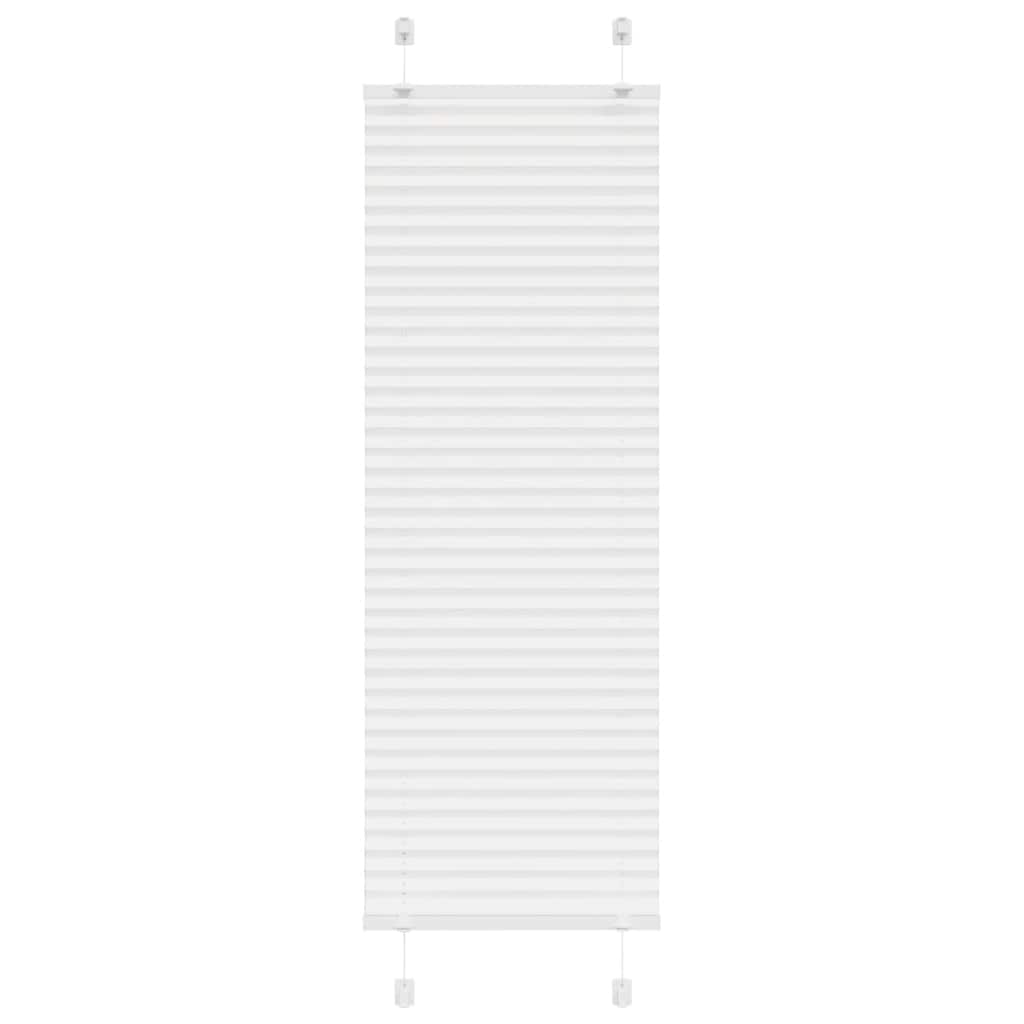 Plissee Stoffbreite 89,4 Cm Polyester Weiß