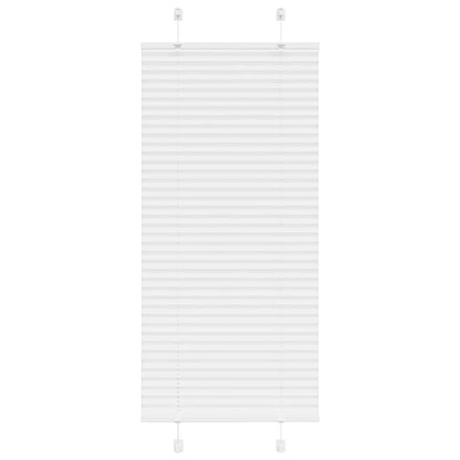 Plissee Stoffbreite 89,4 Cm Polyester Weiß