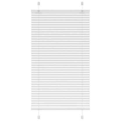 Plissee Stoffbreite 89,4 Cm Polyester Weiß