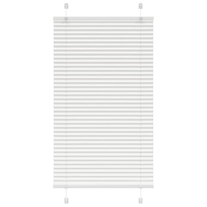 Plissee Stoffbreite 89,4 Cm Polyester Weiß