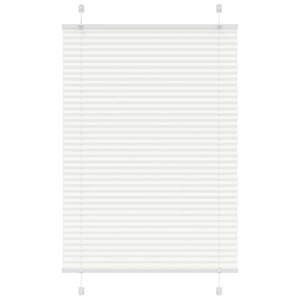 Plissee Stoffbreite 89,4 Cm Polyester Weiß