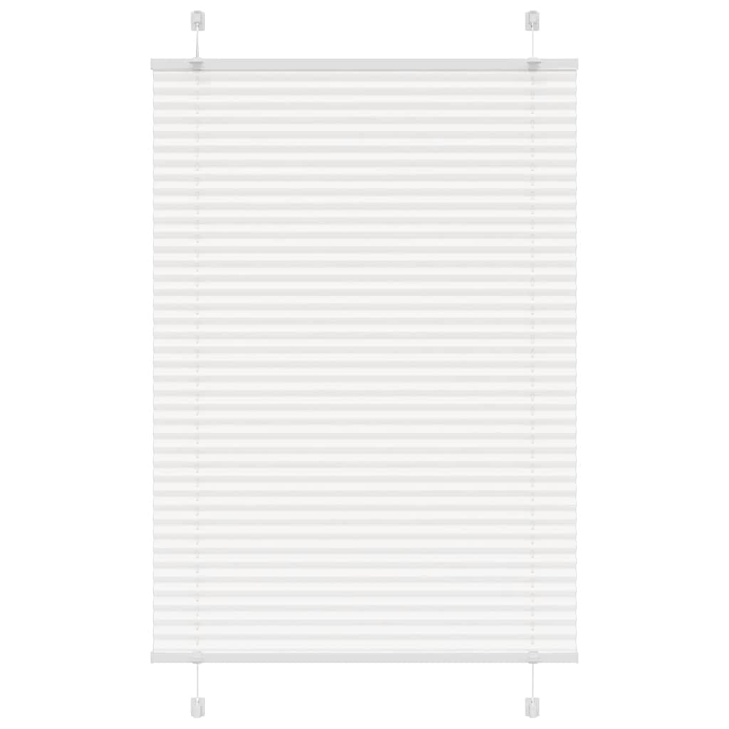 Plissee Stoffbreite 89,4 Cm Polyester Weiß