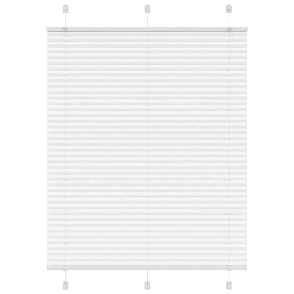 Plissee Stoffbreite 89,4 Cm Polyester Weiß