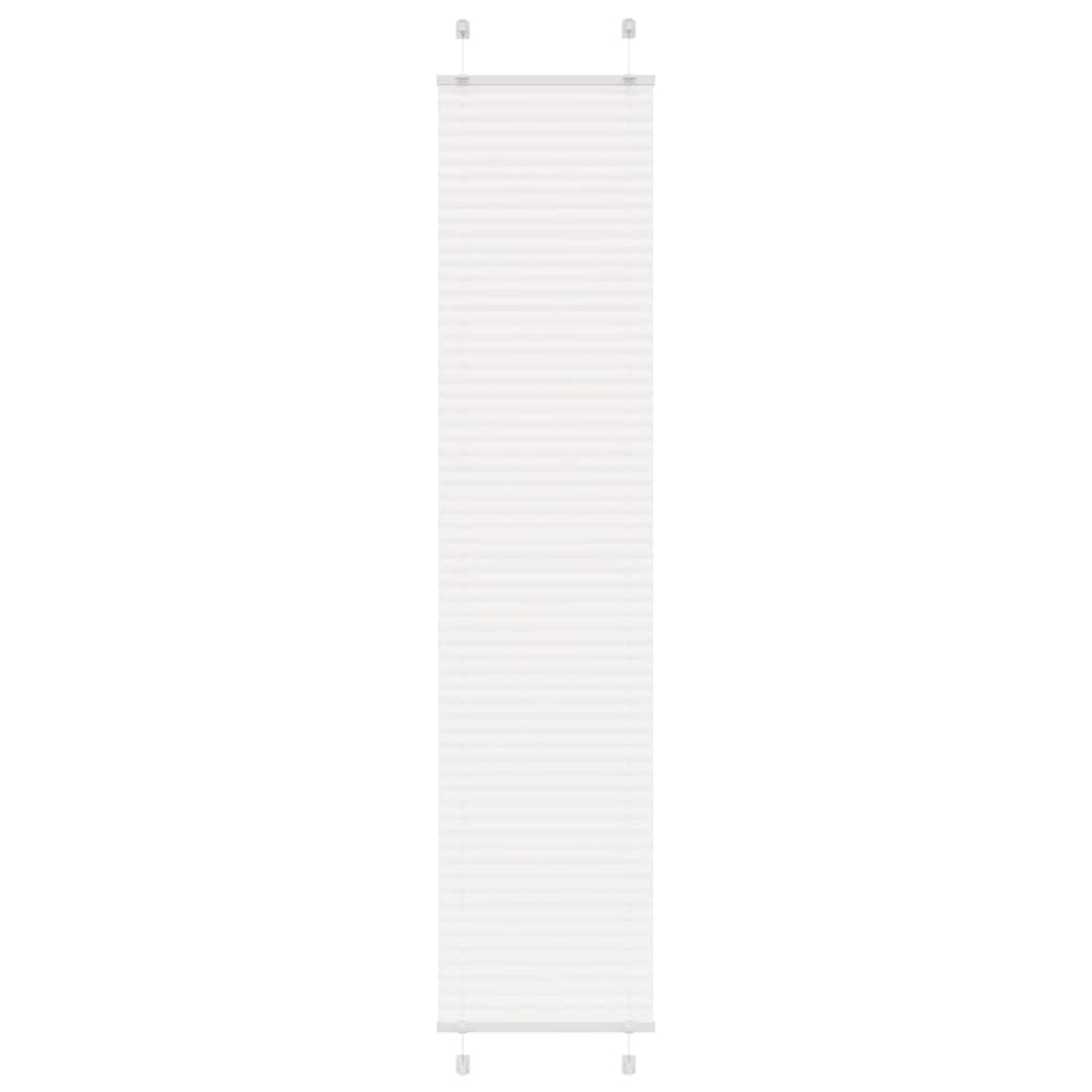 Plissee Stoffbreite 89,4 Cm Polyester Weiß