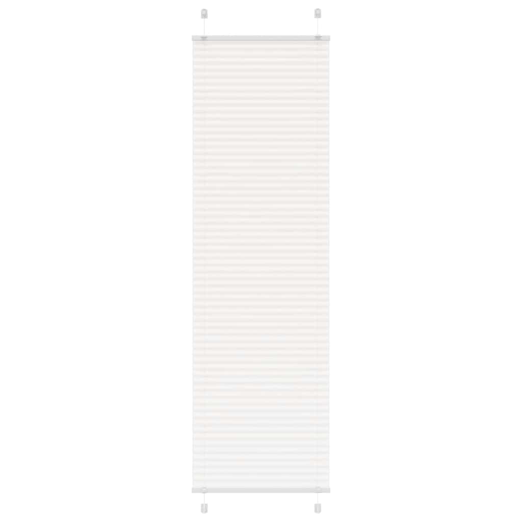 Plissee Stoffbreite 89,4 Cm Polyester Weiß