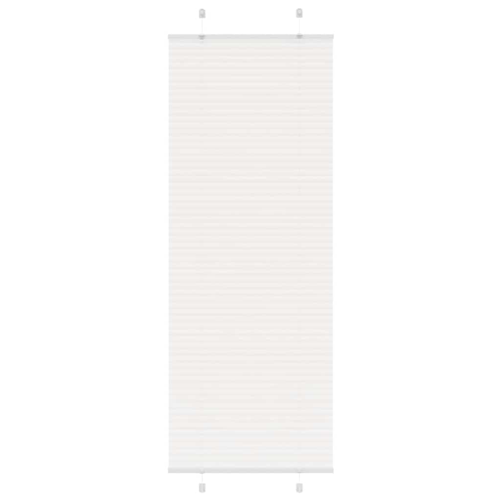 Plissee Stoffbreite 89,4 Cm Polyester Weiß