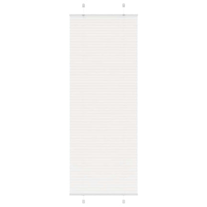 Plissee Stoffbreite 89,4 Cm Polyester Weiß