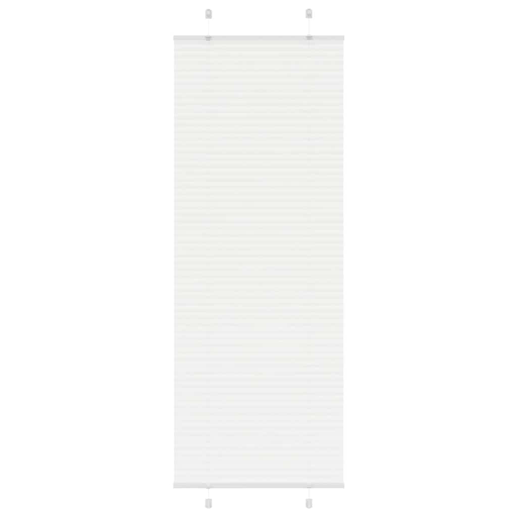 Plissee Stoffbreite 89,4 Cm Polyester Weiß