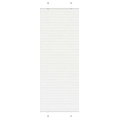 Plissee Stoffbreite 89,4 Cm Polyester Weiß