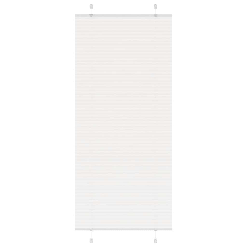 Plissee Stoffbreite 89,4 Cm Polyester Weiß