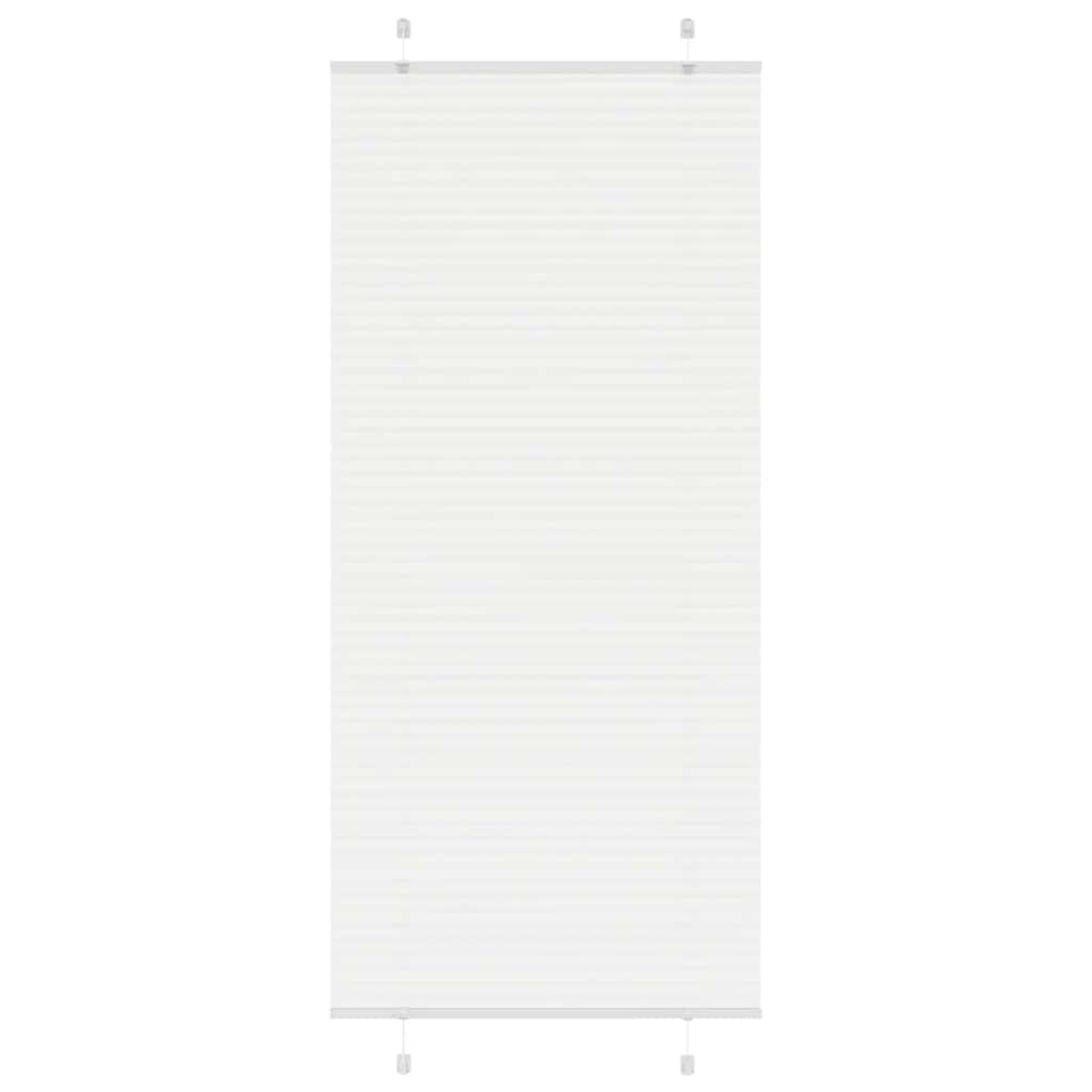 Plissee Stoffbreite 89,4 Cm Polyester Weiß