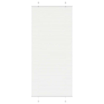 Plissee Stoffbreite 89,4 Cm Polyester Weiß