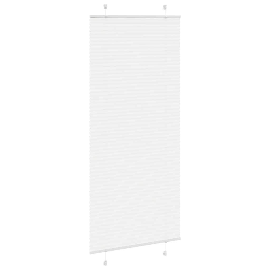 Plissee Stoffbreite 89,4 Cm Polyester Weiß