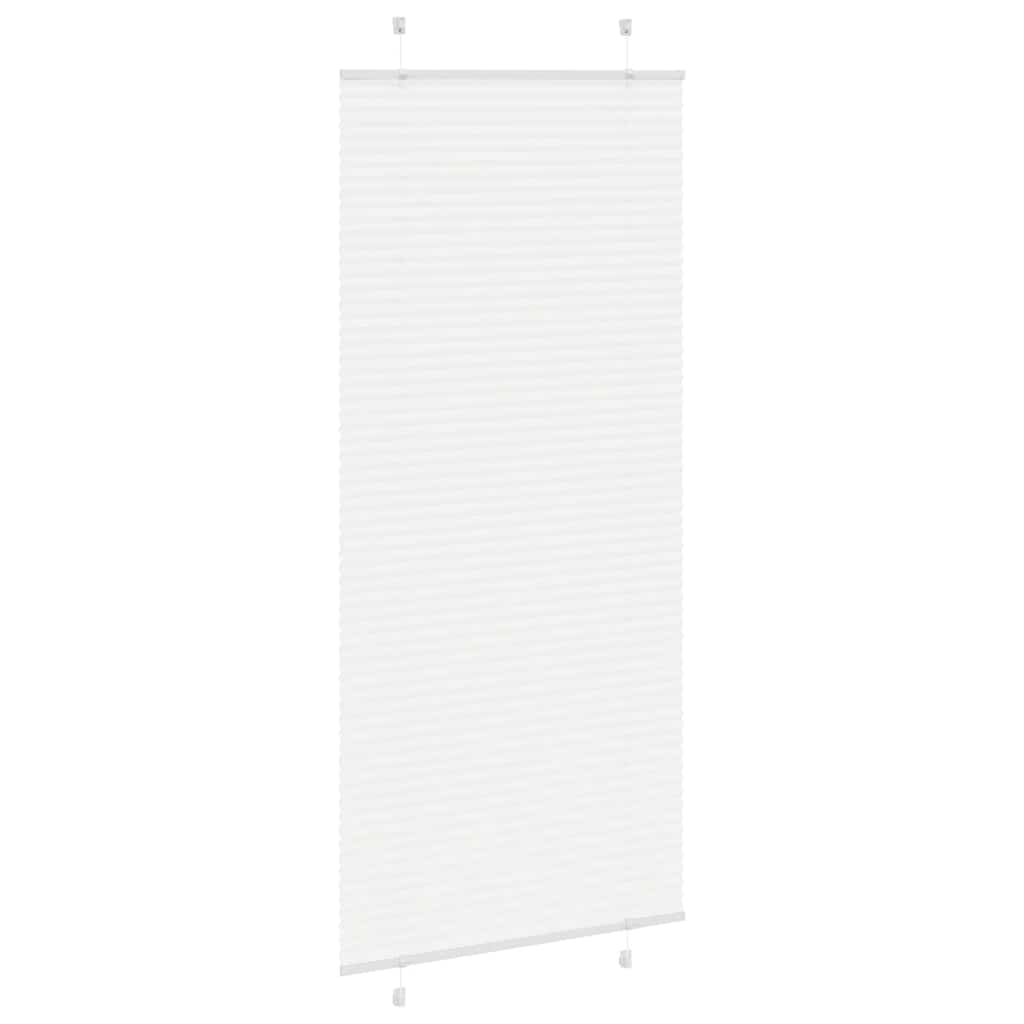 Plissee Stoffbreite 89,4 Cm Polyester Weiß