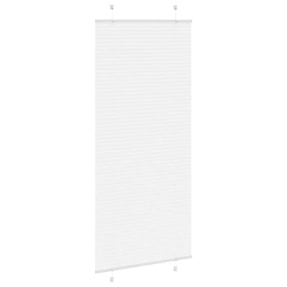 Plissee Stoffbreite 89,4 Cm Polyester Weiß