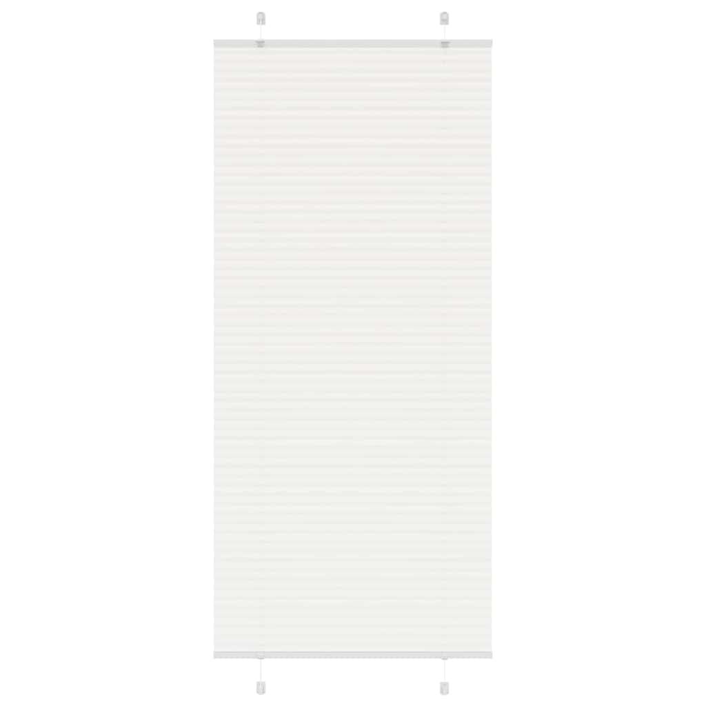 Plissee Stoffbreite 89,4 Cm Polyester Weiß