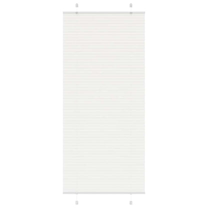 Plissee Stoffbreite 89,4 Cm Polyester Weiß