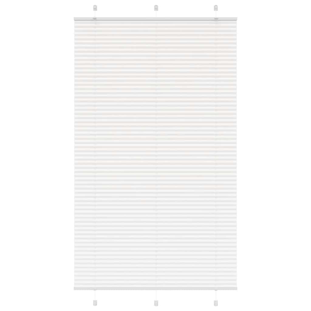 Plissee Stoffbreite 89,4 Cm Polyester Weiß