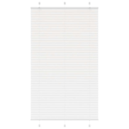 Plissee Stoffbreite 89,4 Cm Polyester Weiß
