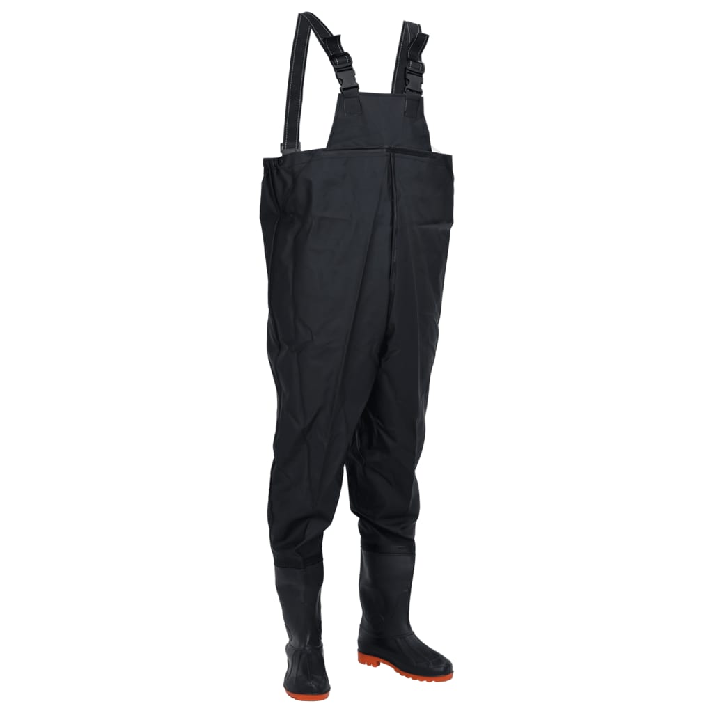 Wathose Mit Stiefeln Pvc-Beschichtetes Polyester Größe 38