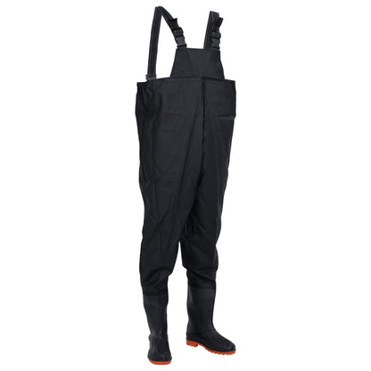 Wathose Mit Stiefeln Pvc-Beschichtetes Polyester Größe 38