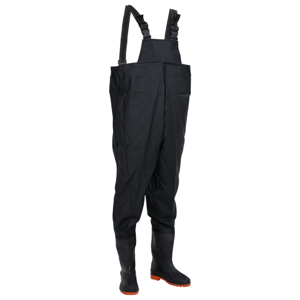Wathose Mit Stiefeln Pvc-Beschichtetes Polyester Größe 38