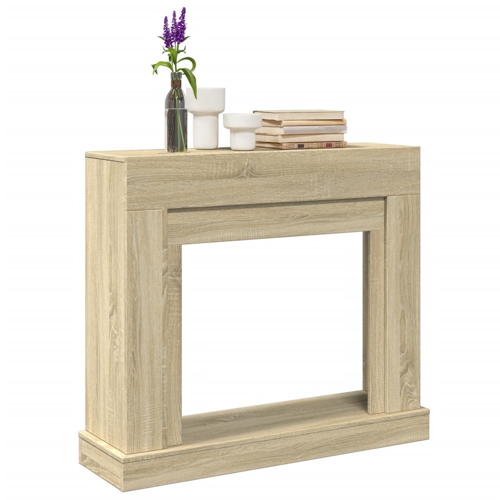 Kaminumrandung -Optik 100X30X87,5 Cm Holzwerkstoff