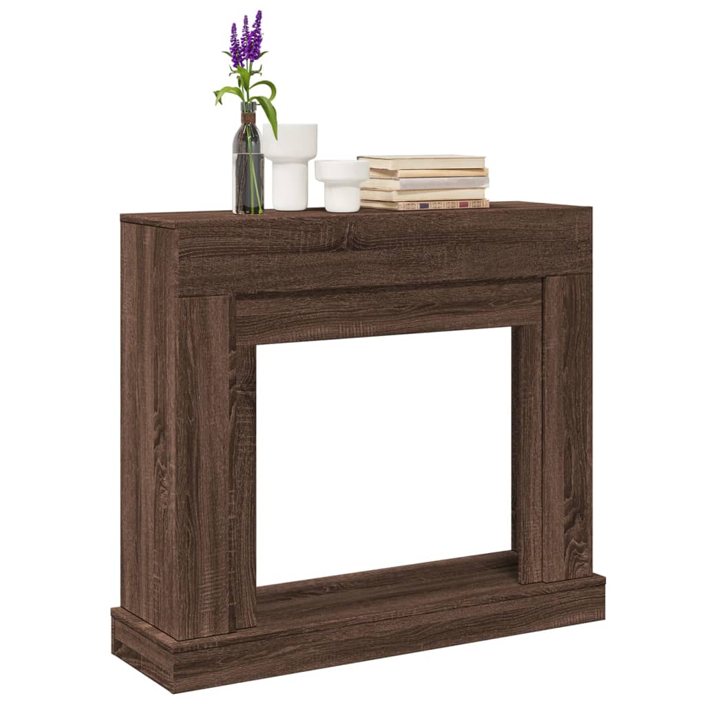 Kaminumrandung -Optik 100X30X87,5 Cm Holzwerkstoff