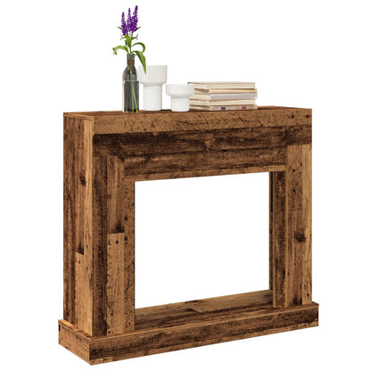 Kaminumrandung -Optik 100X30X87,5 Cm Holzwerkstoff