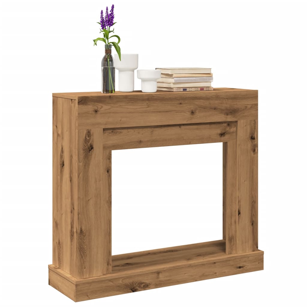 Kaminumrandung -Optik 100X30X87,5 Cm Holzwerkstoff