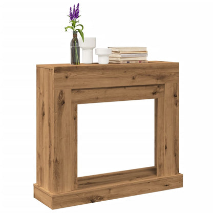 Kaminumrandung -Optik 100X30X87,5 Cm Holzwerkstoff