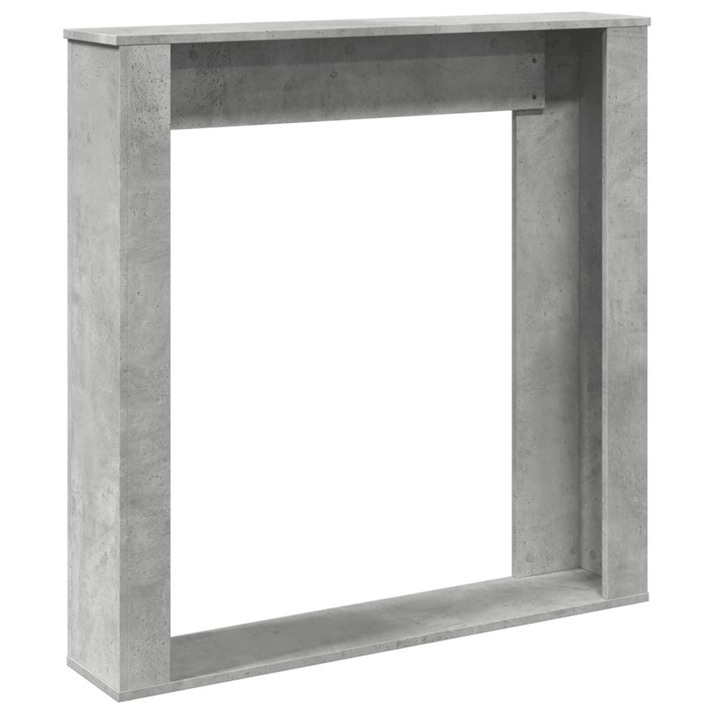 Kaminumrandung 100X20X100 Cm Holzwerkstoff