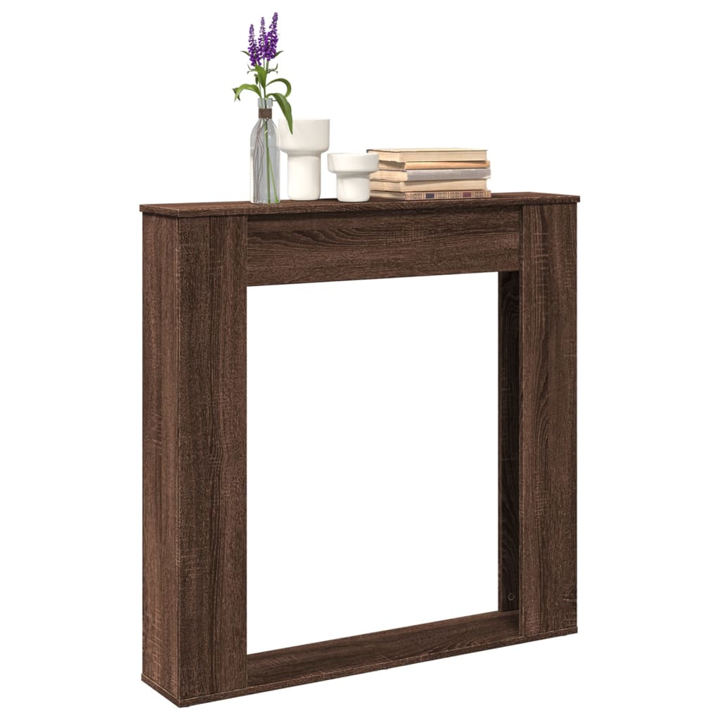 Kaminumrandung 100X20X100 Cm Holzwerkstoff
