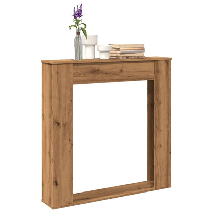 Kaminumrandung 100X20X100 Cm Holzwerkstoff