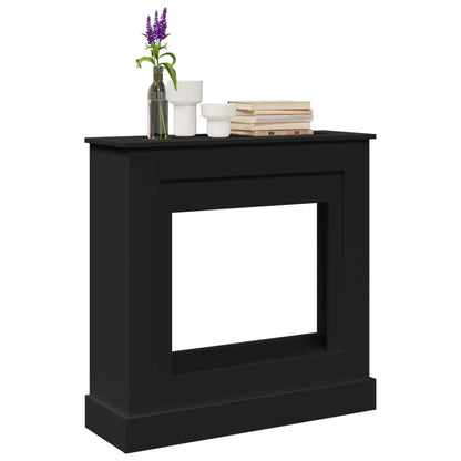 Kaminumrandung Braun Eichen-Optik 90X30X90 Cm Holzwerkstoff
