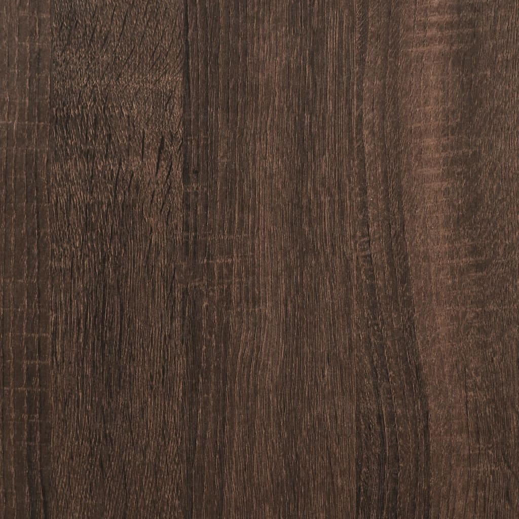Kaminumrandung Braun Eichen-Optik 90X30X90 Cm Holzwerkstoff